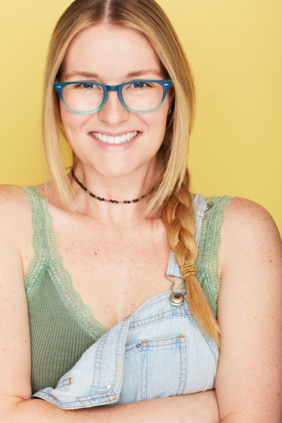 glasses smile